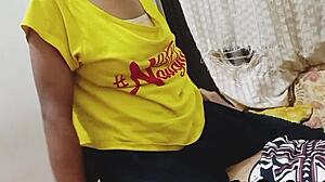 Amateur couple engages in intense anal fucking