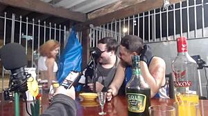 Dany rio gives intense blowjob live on podcast