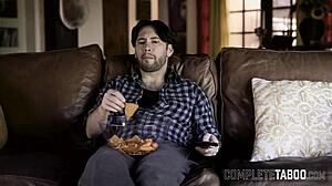 Teen Engages in Taboo Threeway