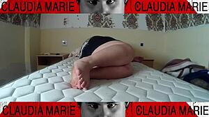 I stuffd panties deep in her fat pussy, she enjoid like a bitch