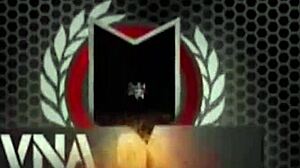 Brunette Maxine squirts in lingerie, teasing anal