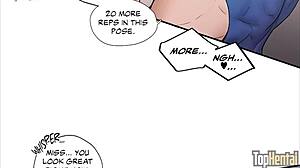 I am doing my workout routine in this anime, but it's getting steamy, chapter 8