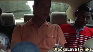 Gay Black Guy Jizzing In High Definition Interracial Threesome