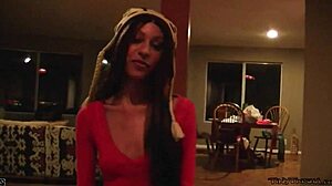 Small-breasted Trisha in hot interracial and doggy style sex scenes.