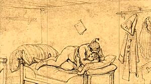 Kolekce vintage erotických kreseb