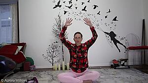 Follow my yoga instructions, slut