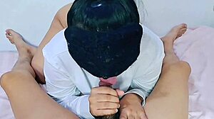 Asian Wife Sucks Husband's Cock In Homemade Video