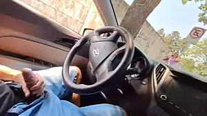 Holy crap, jerked off to a hot chick at the bus stop!