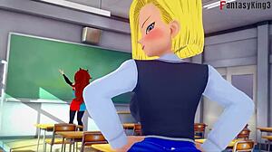 Dragon ball zex chapter 2 part 2 andoid 21 catch gohan and android 18 on the university full 1hr movie on ptrn fantasyking3