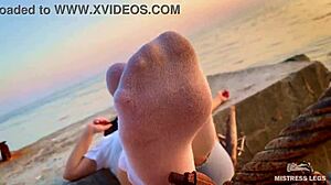 i worship my goddess's feet in socks, teasing toes and legs