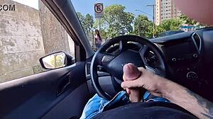 Holy crap, jerked off to a hot chick at the bus stop!