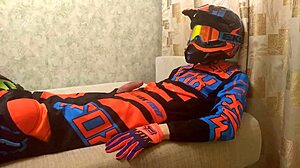 Gay Motocross Biker Play