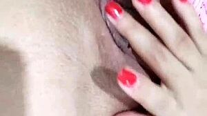 Latina Babe Talks Dirty While Fingering Her Ass