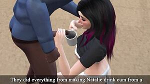 Office Slut Humiliated by Workers