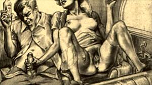 Retro Vintage Karikatürlerde Gizli Seks Hayatım