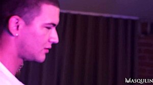 Markus kage jerks off watching ryan stone and jay fuck bareback