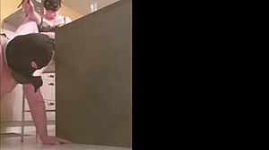 mistress dominates her submissive slave in bdsm session