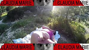 Outdoor European Curvy Woman