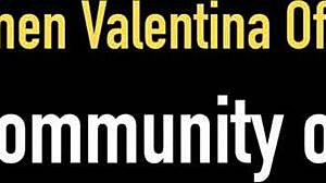 Mindi Mink In A Suggestive Lesbian Scene With Natural Tits.