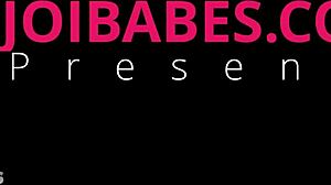 luna sapphire in red lingerie gives bold joi and masturbation