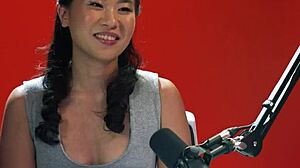 Kimmy Kimm orgasms intensely with hitachi vibrator