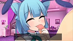 playing rukure game with anime hentai elements in fun session