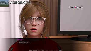 mary gives john handjob and sucks his penis till he cums in her mouth at dusklight manor.