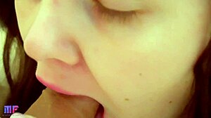 hey, check this gentle juicy blowjob with oral creampie!