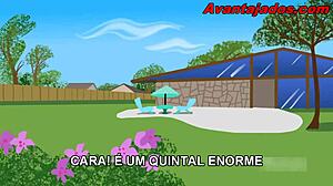 gay cartoon, negão passivo in hot action!