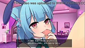 playing rukure game with anime hentai elements in fun session