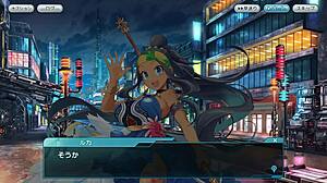 Bold anime hentai in falling star strange world