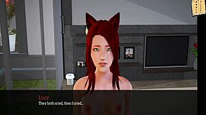 In My New Family 294, Redhead Amateur Shows Big Tits And Ass In Hentai Style