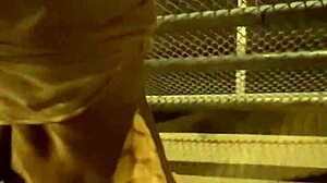 Sex While Getting Food And Fucked On The Bridge In Public