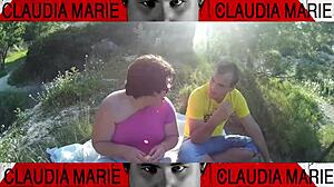 Outdoor European Curvy Woman