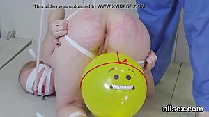 Unusual girl brought to butt hole madhouse for awkward anal treatment