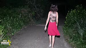 Dogging with strangers ends in hard fucking by big dick!