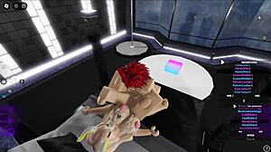 Blonde Succubus with Big Tits Hardcore Fucks Cat Boy's Cock in Intense Scene