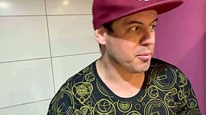 Bar With Panties Hanging And Brazilian Milf Action