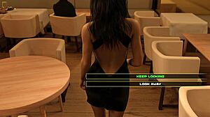 Stunning Brunette Discusses Old Days In Taboo Hentai Game