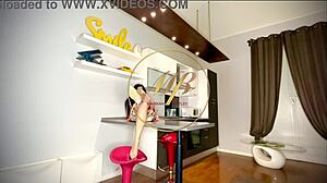 black goddess dominates slaves with fingering humiliation