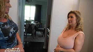 Stepsisters get revenge with double banging in hot scene!