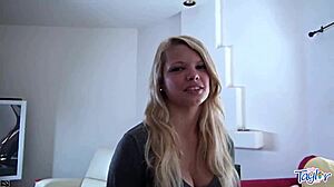 little taylor and her teen girlfriend spill naughty secrets on casting couch