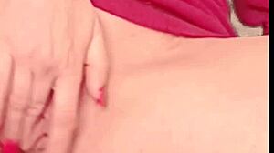 Sexy Milf Rubs Her Shaved Hairless Pussy in Amateur Solo Masturbation Video