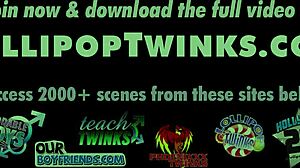 Twinks tatuados Aaron e Casper fodem anal sutilmente com pau monstro