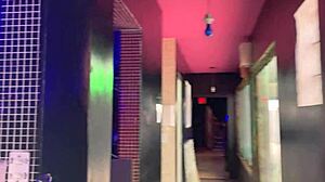 Bar With Panties Hanging And Brazilian Milf Action