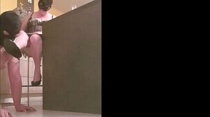 mistress dominates her submissive slave in bdsm session