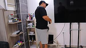 Went To Repair Her Tv But Ended Up Fucking Her