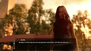 Stunning Brunette Discusses Old Days In Taboo Hentai Game