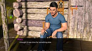 John Watches Mary Change Dress in Manor