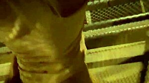 Sex While Getting Food And Fucked On The Bridge In Public